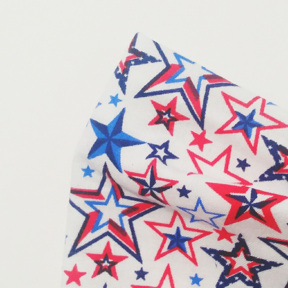 Red & Blue Star Face Mask #2 - Picture 4 of 7
